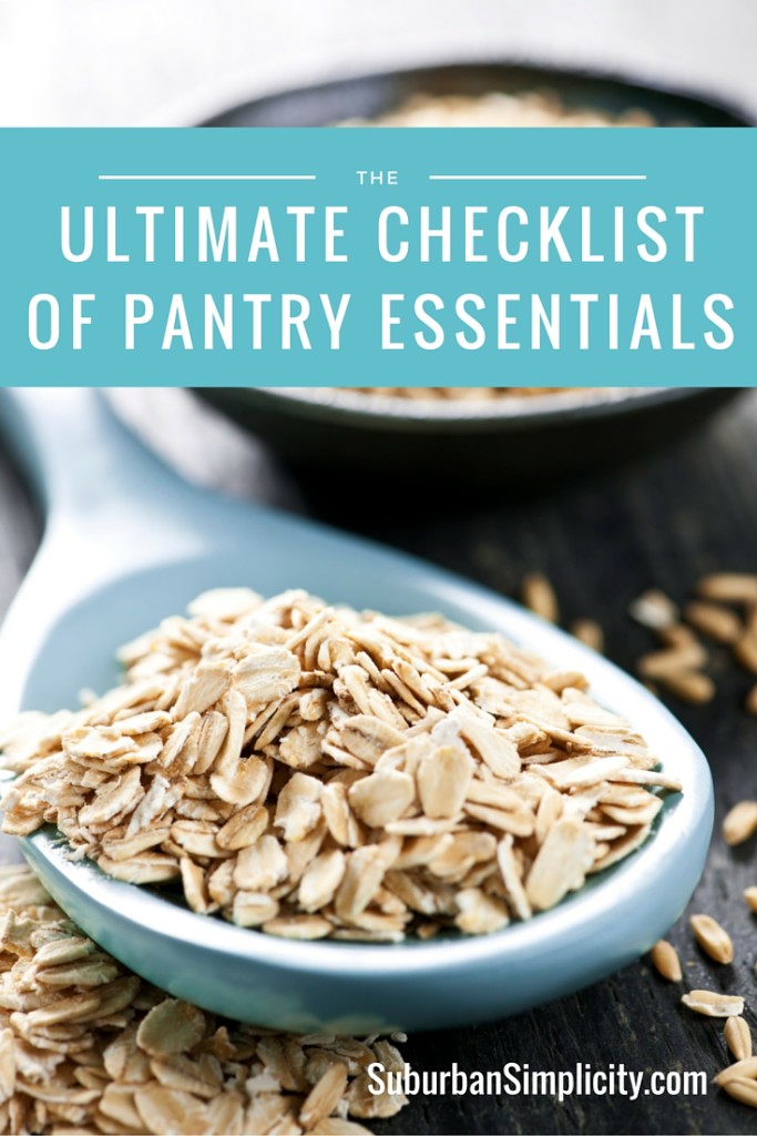 Ultimate Checklist of Pantry Essentials | How to Stock Your Pantry