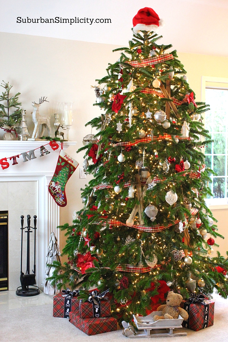 How To Decorate An Elegant Rustic Christmas Tree Suburban
