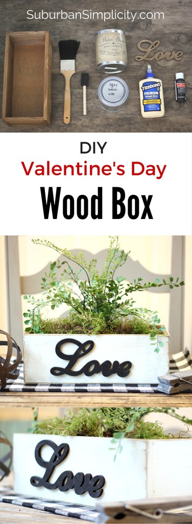 DIY Valentine's Day Wood Box