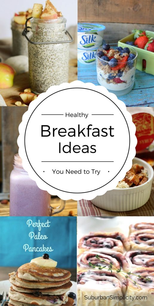 Healthy Breakfast Ideas You Need to Try! These recipes will inspire you to eat healthy all day. Plus, they’re easy to make and some you can eat on the go! 