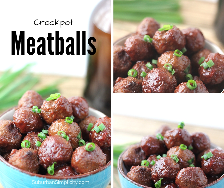 Crockpot Grape Jelly Meatballs in a bowl.