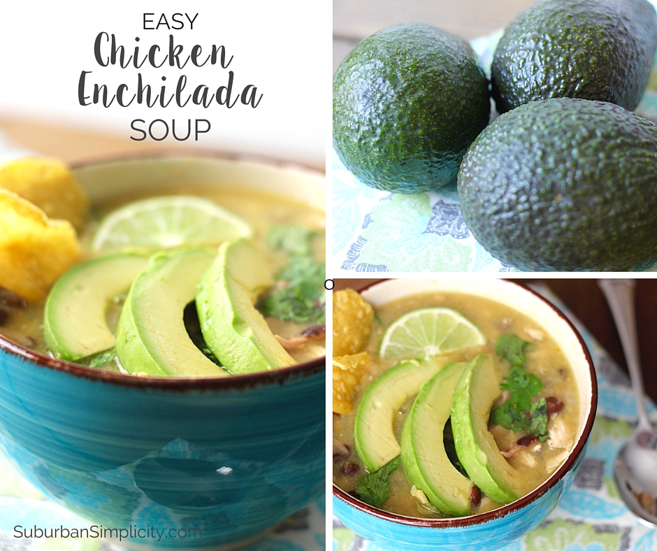 Easy Chicken Enchilada Verde Soup