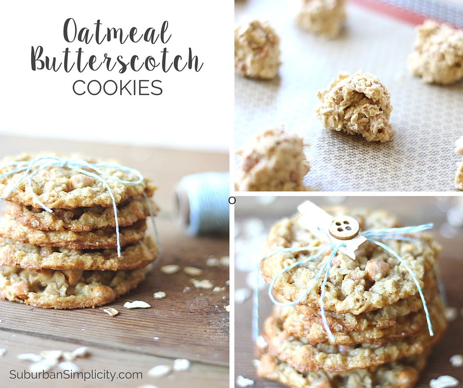 Oatmeal Butterscotch Cookies