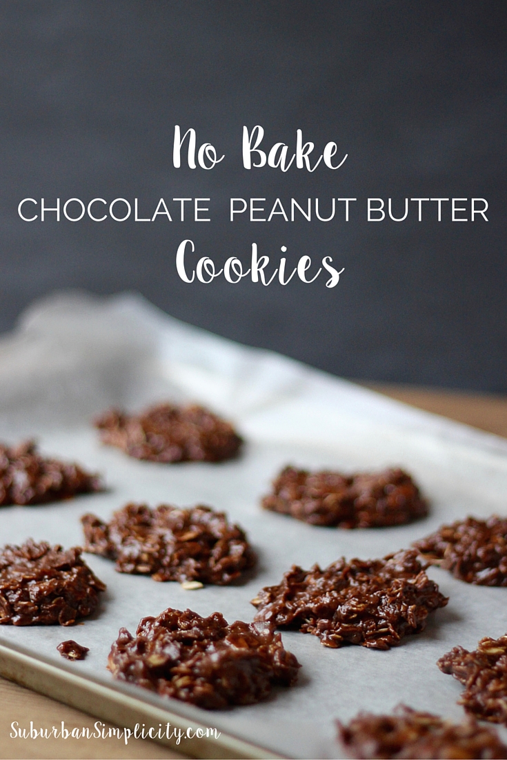 This no bake chocolate peanut butter cookies recipe makes a perfect sweet treat. Made with cocoa powder, dark chocolate, peanut butter, and oats, these no bake cookies are a winner!