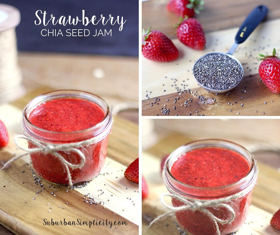 Strawberry Chia Seed Jam - FB