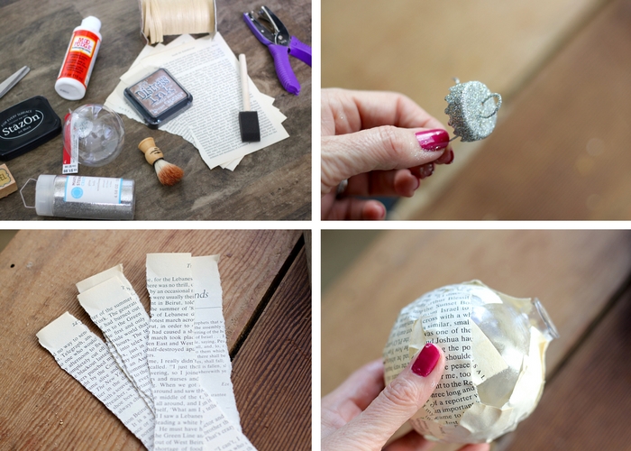 Making your own DIY Book Page Ornament is simple and fun. Use an old book to create a one-of-a-kind Christmas decoration your family will cherish year after year.