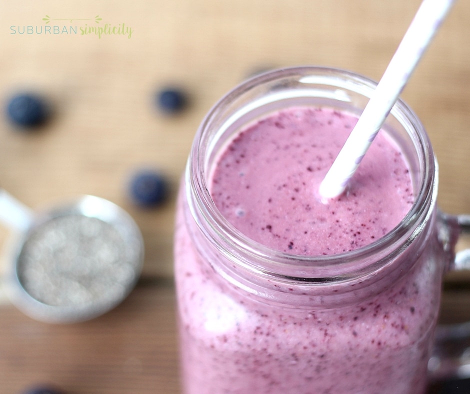 Metabolism Boosting Blueberry Smoothie Healthy Smoothie Recipe