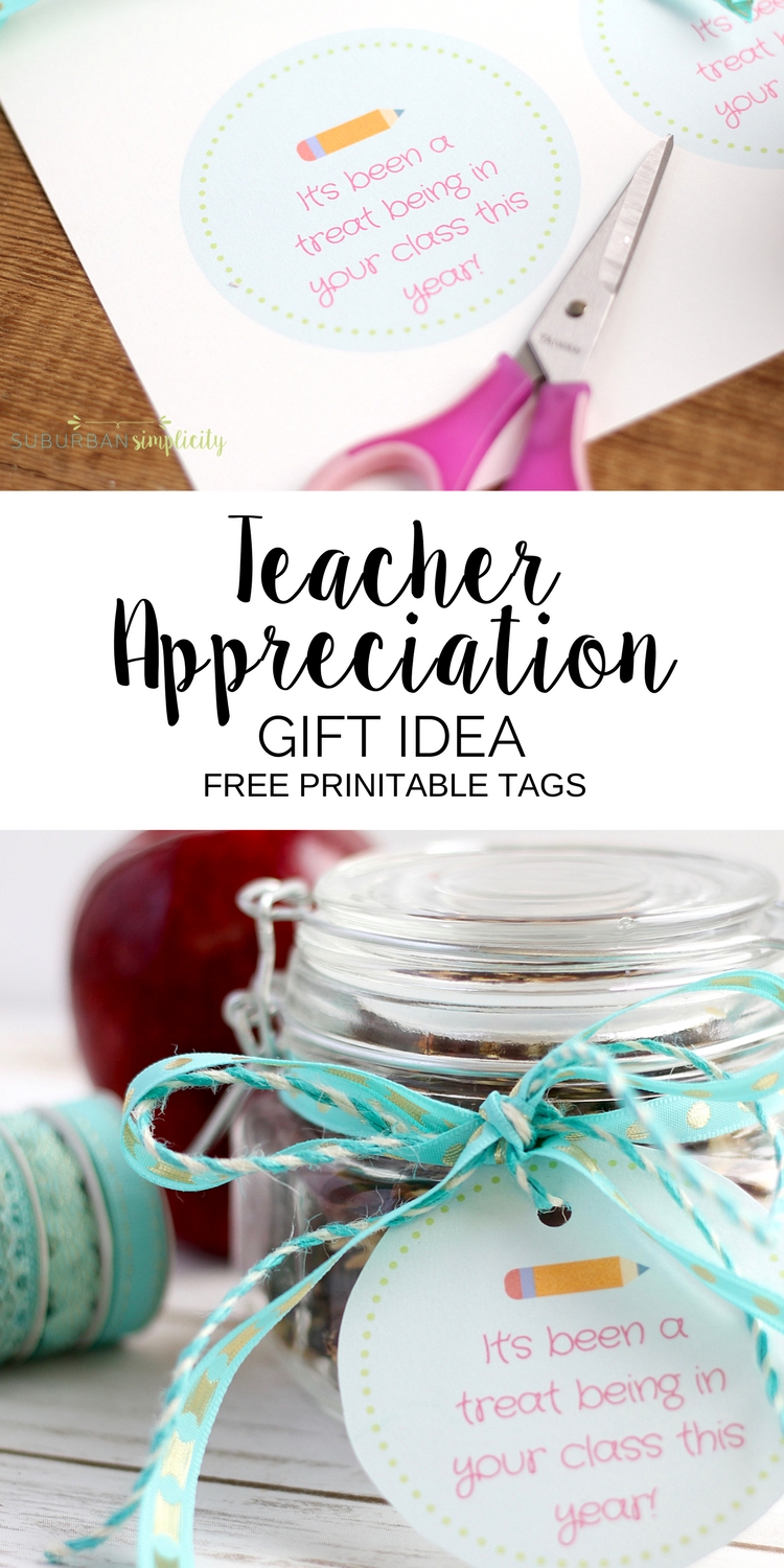 Appreciate teachers with this Saltine Toffee Teacher Gift Idea! It's easy to make, but leaves a delicious impression. FREE printable gift tags!