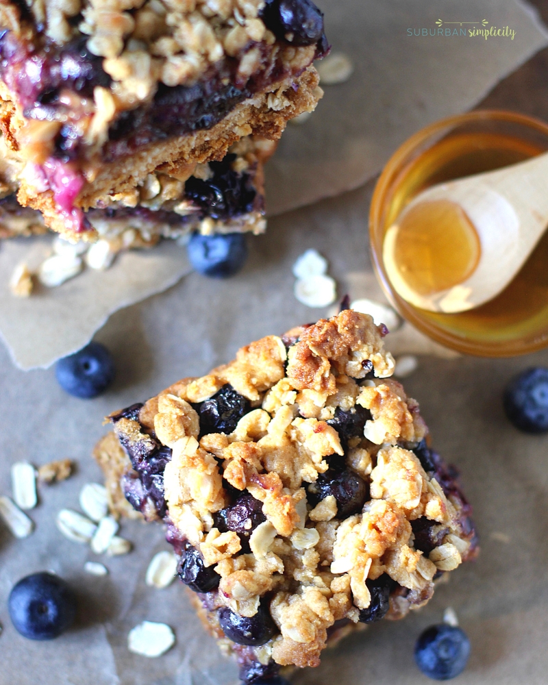 blueberry oatmeal bars