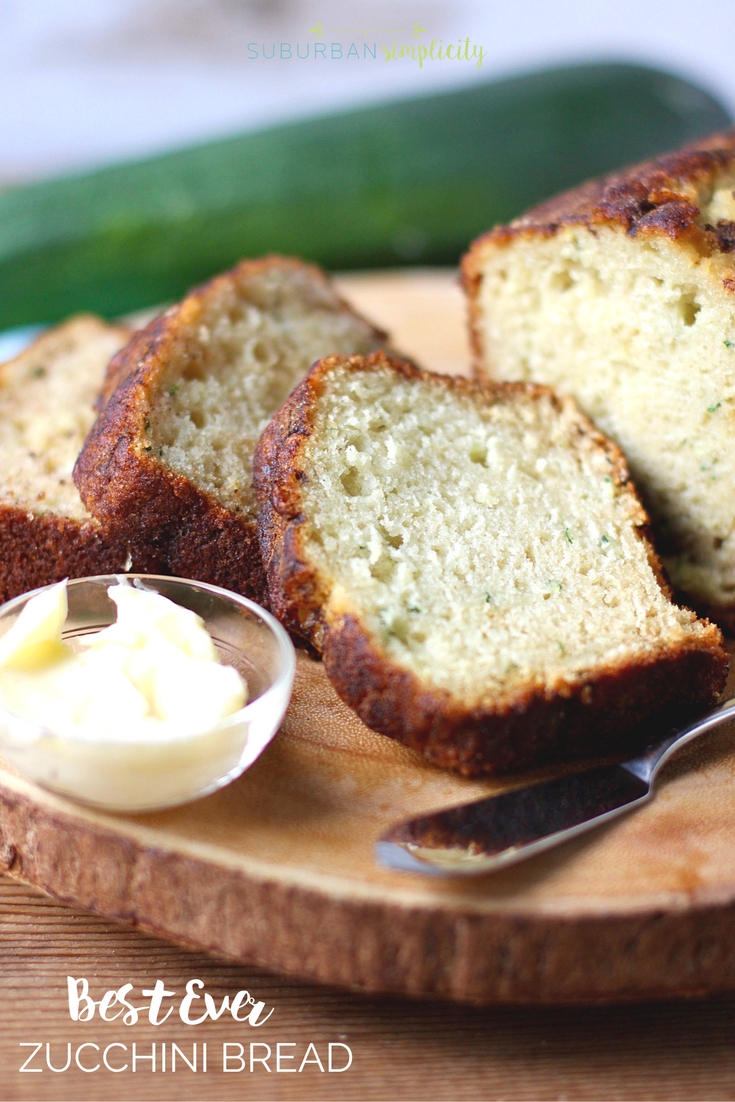 Looking for the Best Ever Zucchini Bread Recipe? You have to try this one! Moist and delicious every time. Plus it has an amazing cinnamon sugar topping your family will love! #zucchinibread #quickbread
