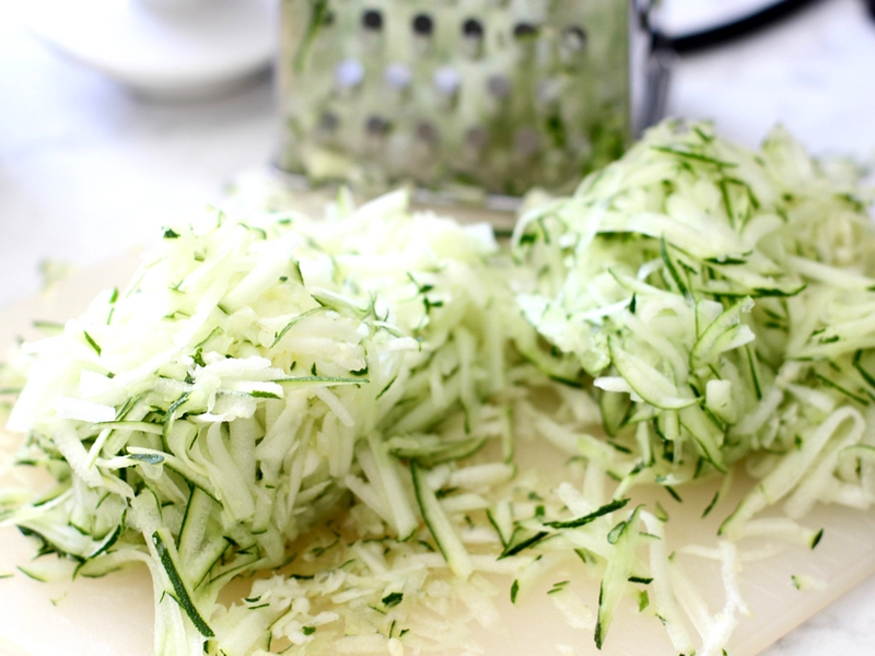 grated zucchini