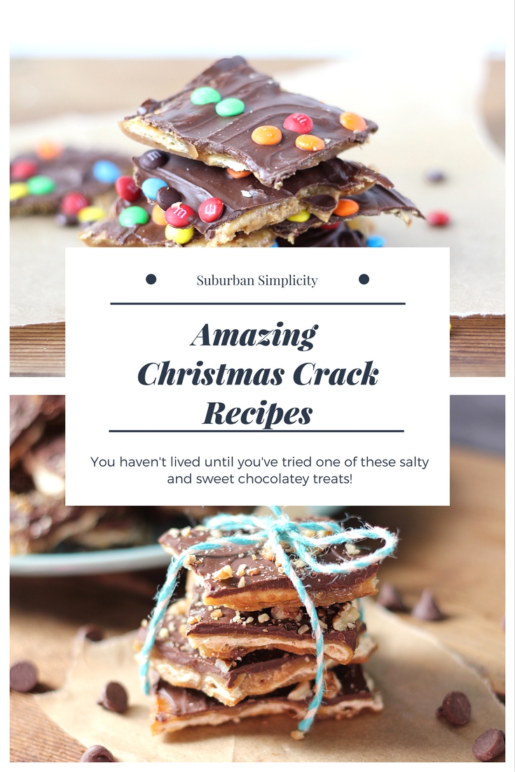 Try these amazing Christmas Crack Recipes that will have you coming back for more. The salty, sweet combo of this candy idea is addictively good and easy to make! #saltinetoffee #christmasdessert