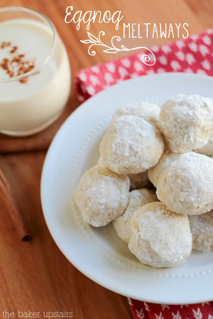 Christmas Cookies for Cookie Exchange, Eggnog Meltaways