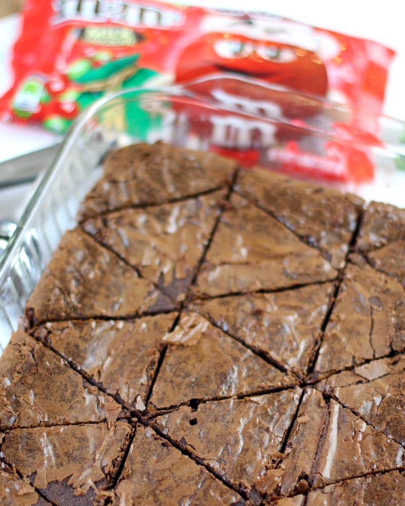 Brownies for Christmas tree brownies