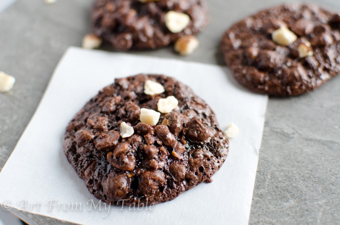 Chocolate Hazelnut Drop Cookies (gluten and dairy-free)