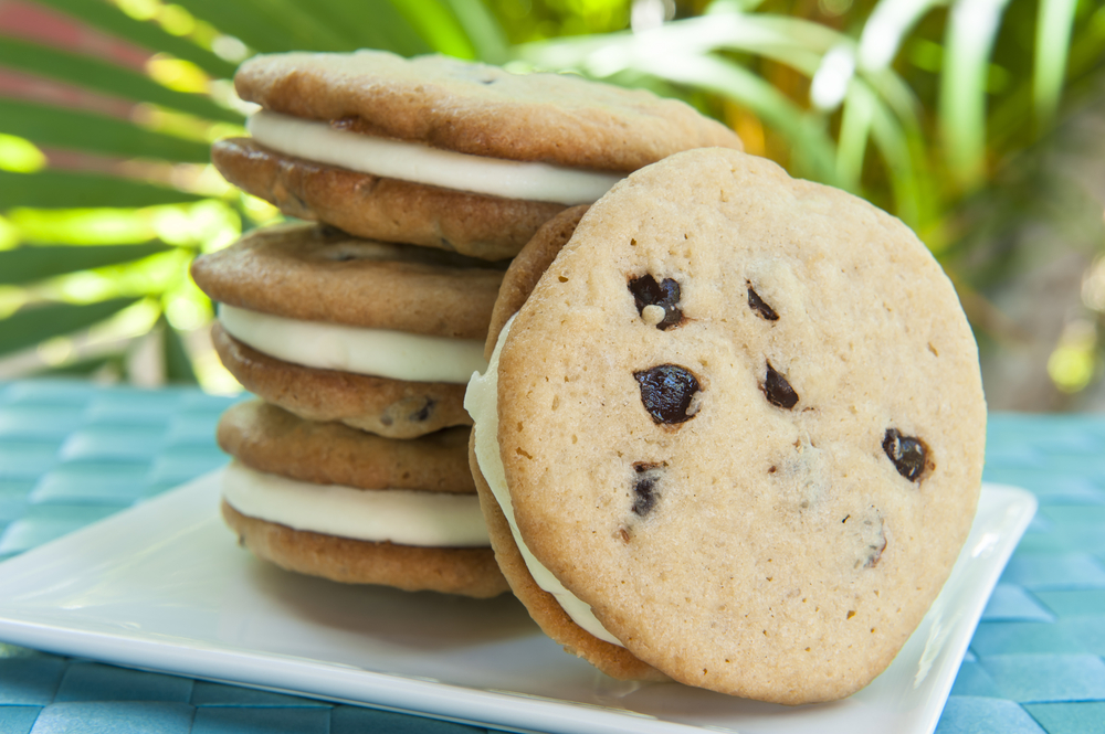 Ice cream cookie sandwich