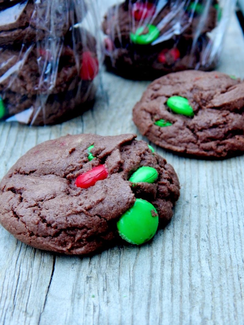 Double Chocolate Christmas Cookies