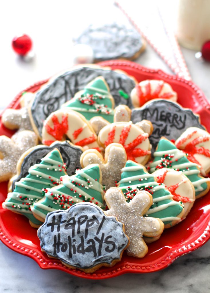 Cookie Exchange Recipes that people love, Chalkboard Christmas Cookies