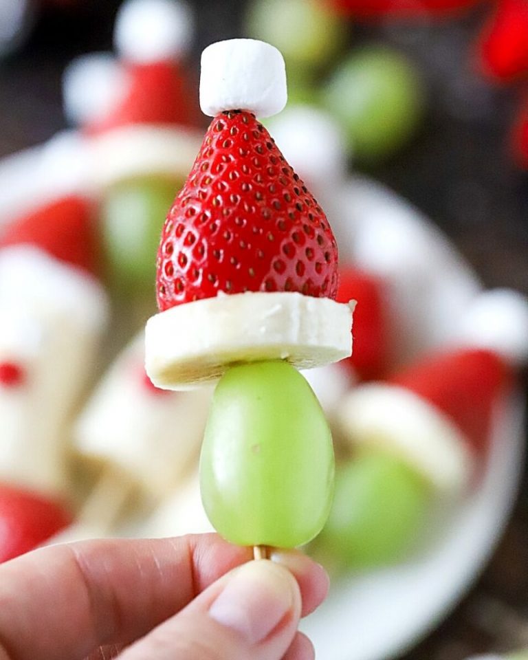 Easy Christmas Fruit Kabobs Suburban Simplicity