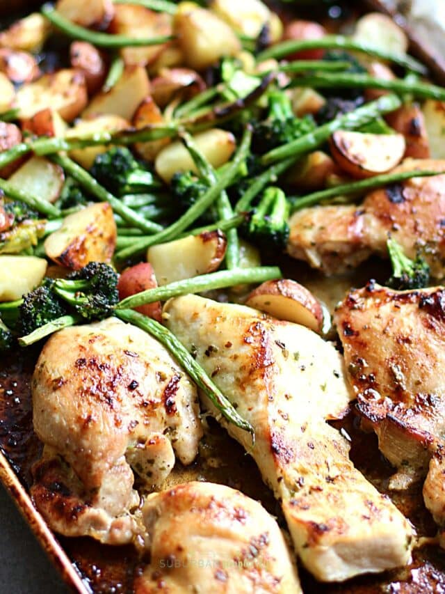 Easy Sheet Pan Honey Garlic Chicken