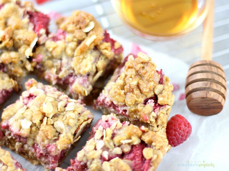 Easy Raspberry Oatmeal Bars Recipe Suburban Simplicity