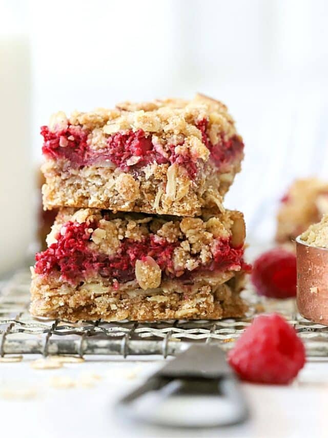 Easy Raspberry Oatmeal Bars Suburban Simplicity