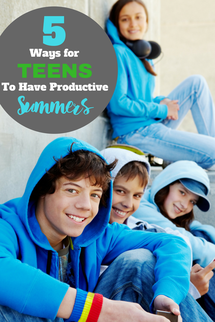 Teenagers have a lot of time on their hands in the summertime. Don't let them get bored, help your teen have a productive summer with these creative ideas they'll thank you for!