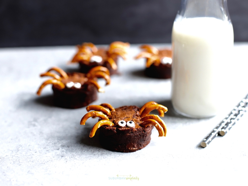 Easy Brownie Spiders