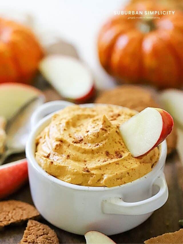 Skinny Pumpkin Dip with Cream Cheese Suburban Simplicity