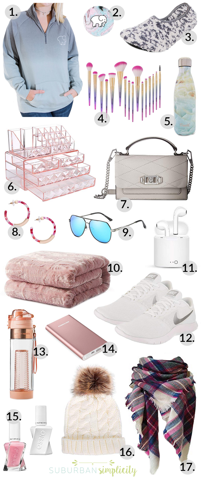 Christmas Gifts for Teen Girls - Suburban Simplicity