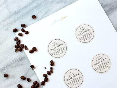 Coffee Sugar Scrub DIY - Suburban Simplicity