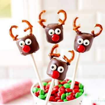 four Marshmallow Reindeer