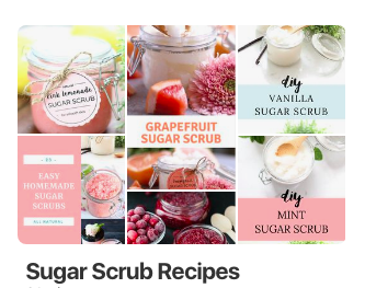 Sugar scrub Pinterest Board Cover