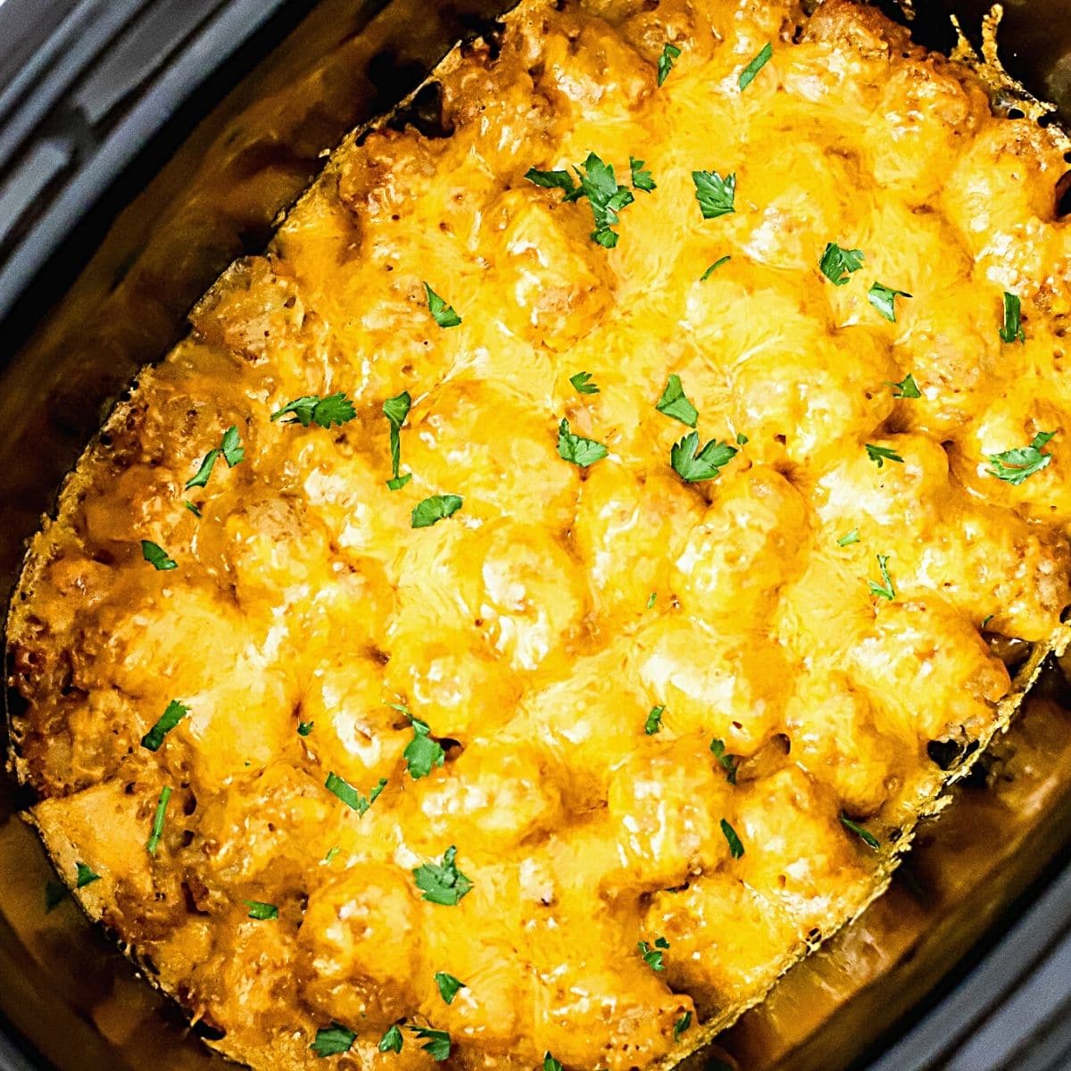 Crock Pot Egg Bake {Tater Tots} - Julie's Eats & Treats ®