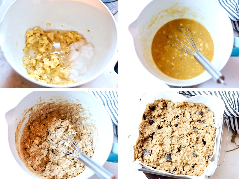 How to make Oatmeal Banana Bars