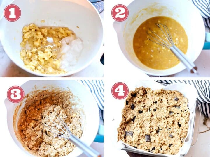 Healthy Banana Oatmeal Bars Recipe (soft-baked) - Suburban Simplicity