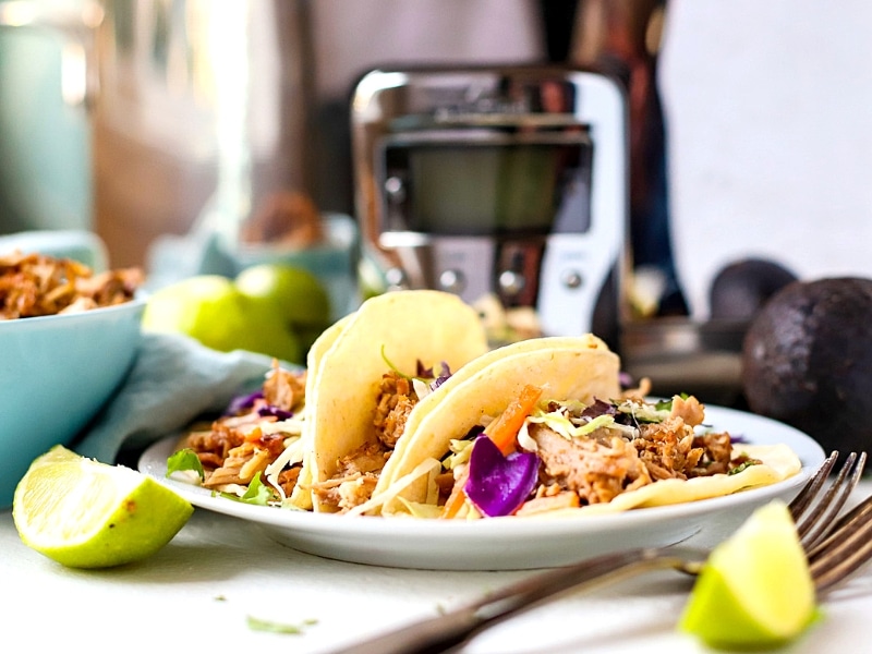 Crock pot pulled port tacos