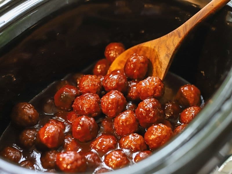 crock pot meatballs with grape jelly