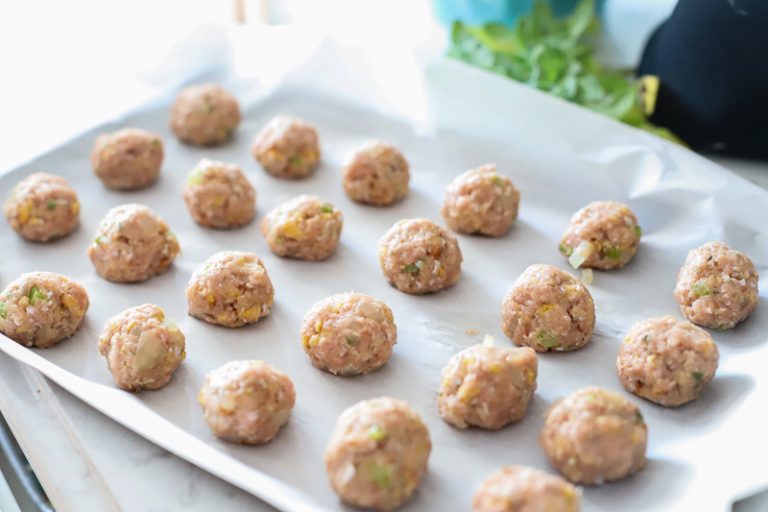 The Best Turkey Stuffing Meatballs Suburban Simplicity