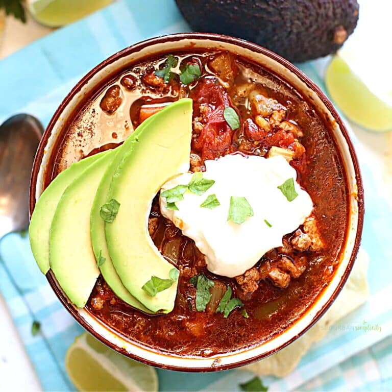 Healthy Crock Pot Taco Soup Suburban Simplicity