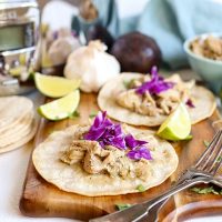 With only 5 ingredients, this easy Crock Pot Salsa Verde Chicken becomes a flavor-packed and slow-cooked recipe that excites your whole family at dinner time!