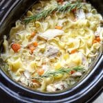chicken soup in a crock pot