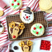 Oh, what fun Decorated Christmas Sugar Cookies are! See how easy it is to show your holiday spirit with these 3 cookie designs that can be whipped up in no time at all!