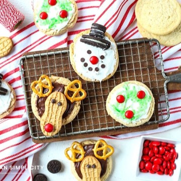 Oh, what fun Decorated Christmas Sugar Cookies are! See how easy it is to show your holiday spirit with these 3 cookie designs that can be whipped up in no time at all!