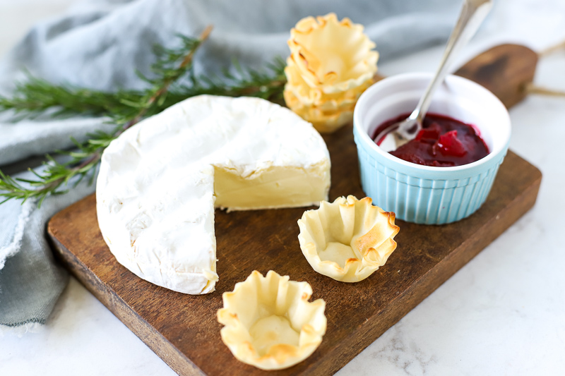 Ingredients for Cranberry Brie Bites