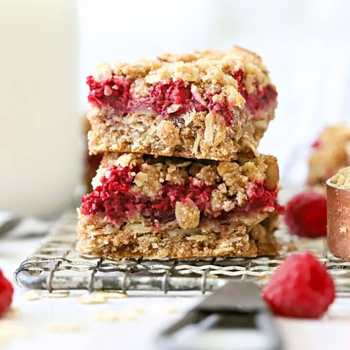 Easy Raspberry Oatmeal Bars Recipe Suburban Simplicity