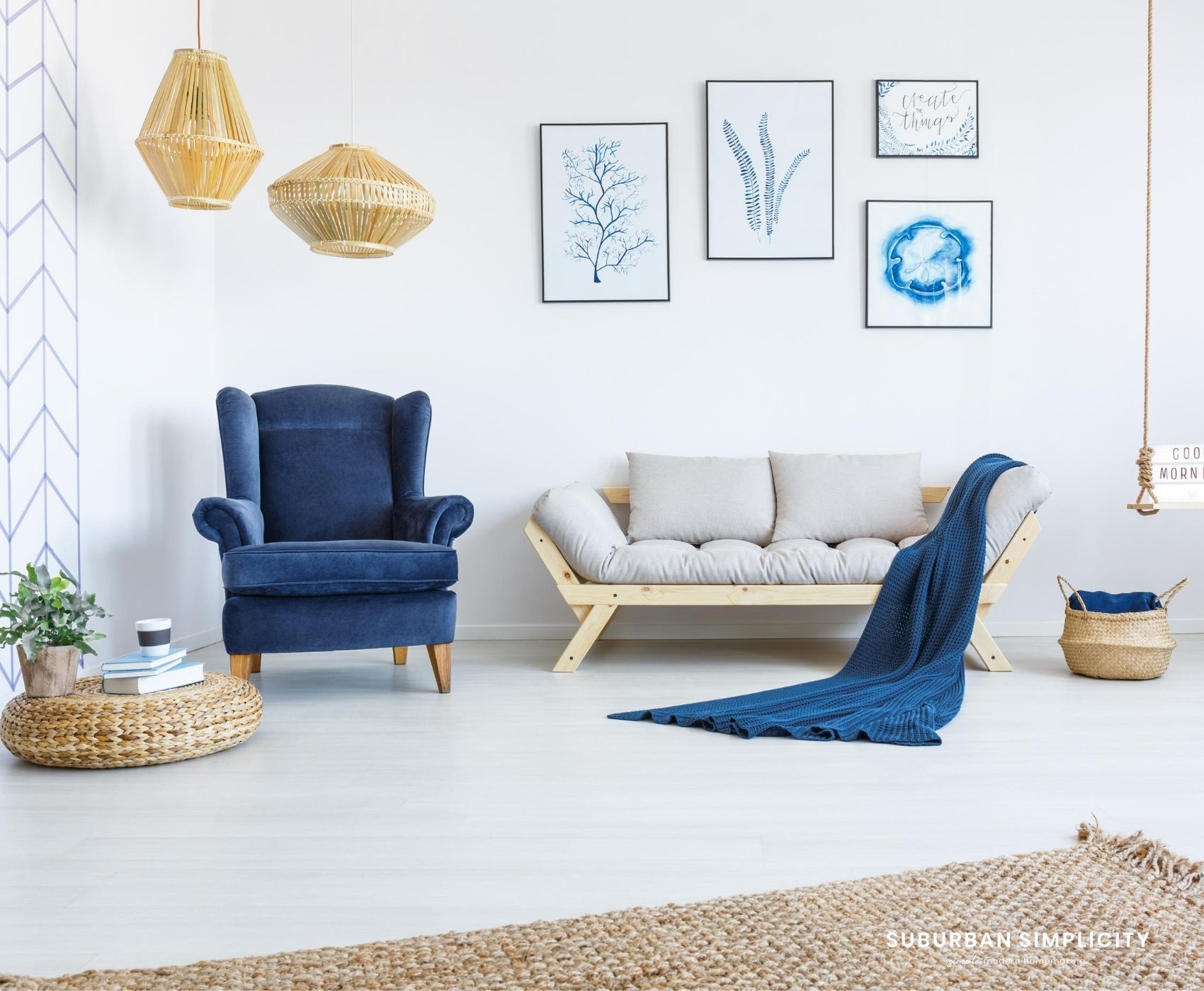Updated living room