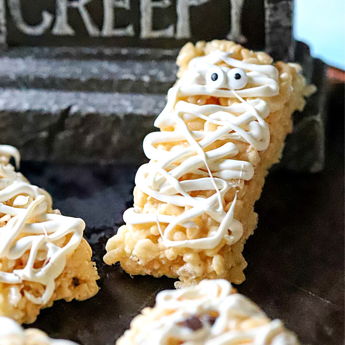 Halloween Mummy Rice Krispies Treats Suburban Simplicity