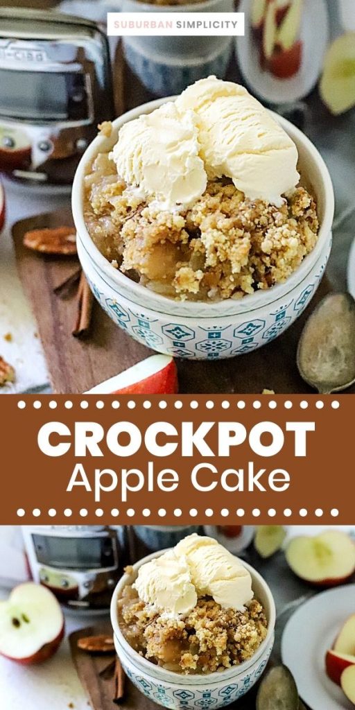For one of the tastiest and easiest desserts ever, make this Crock Pot Apple Dump Cake. You only need 4 ingredients for this no-fuss cake that tastes like freshly baked apple pie!