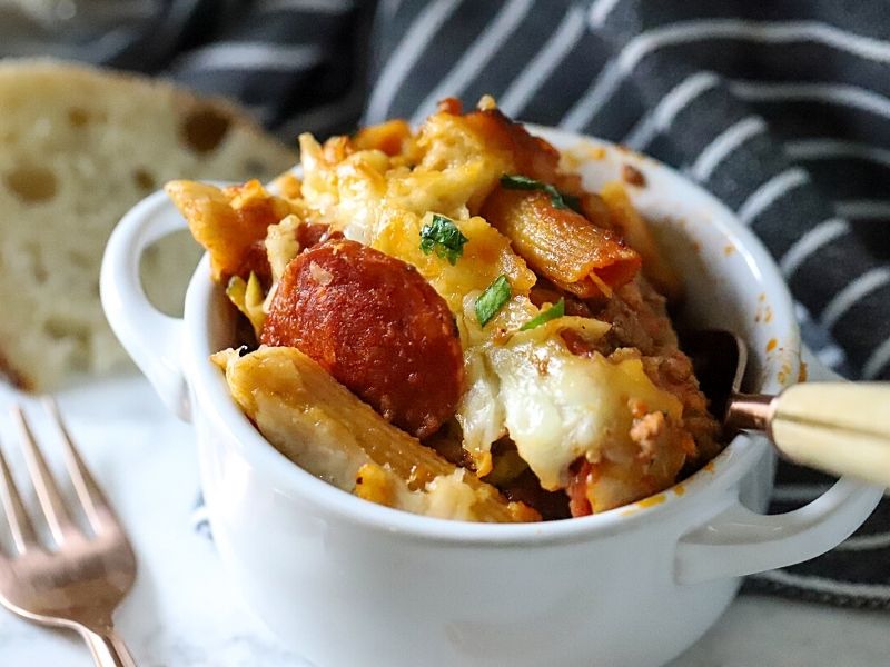 Crockpot Pizza Casserole - Suburban Simplicity